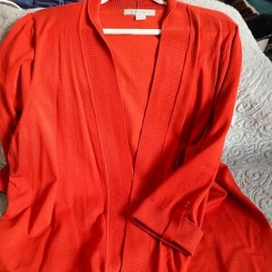 EUC Laura Ashley Open Front Cardigan